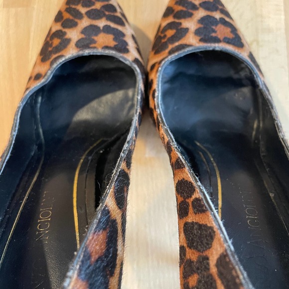Enzo Angiolini Pony Hair Cheetah Pumps Esamendra - Picture 7 of 9
